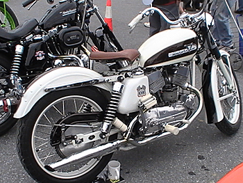 Harley K white right rear